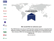 Tablet Screenshot of ciarsystem.com